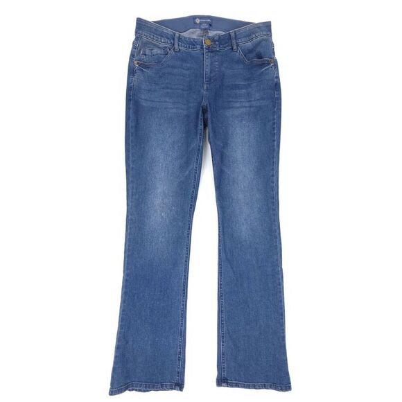 Democracy Denim - DEMOCRACY Ab Solution Itty Bitty Boot Cut Jeans Shaping Elevated Western Boho 16